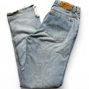 Vintage‎ Y2K Mudd distressed denim faded blue jeans size 9